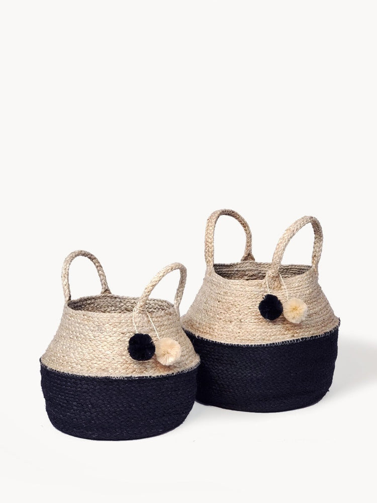 Naiya Foldable Jute Basket Bag