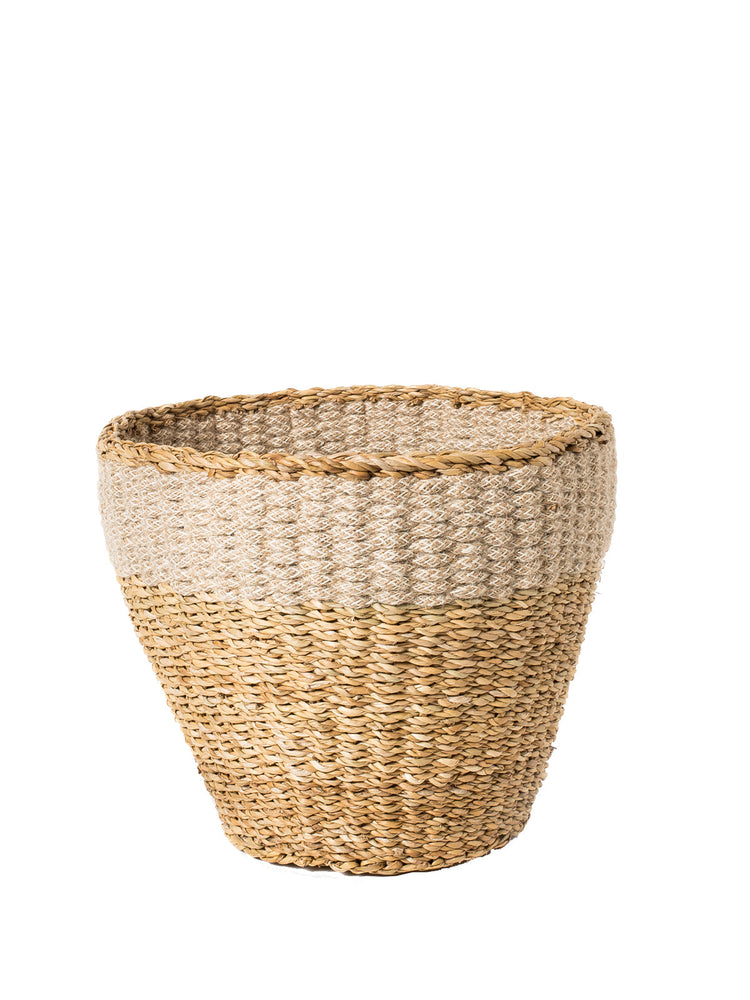 Seagrass & Jute Savar Planter