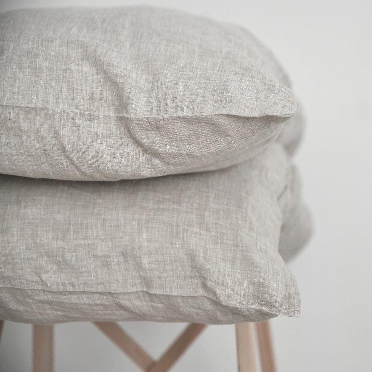 Melange Pillowcases-Linen