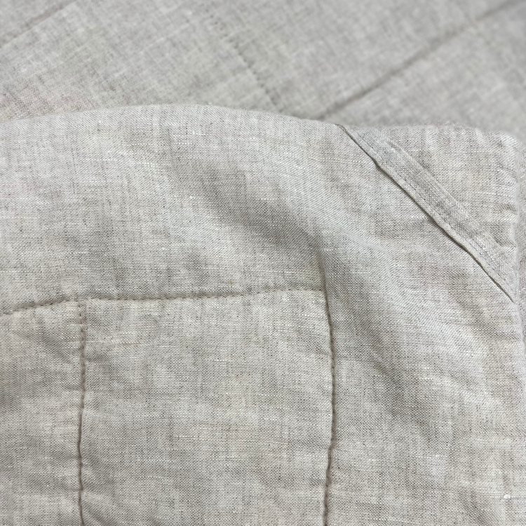 Quilted Comforter- Linen
