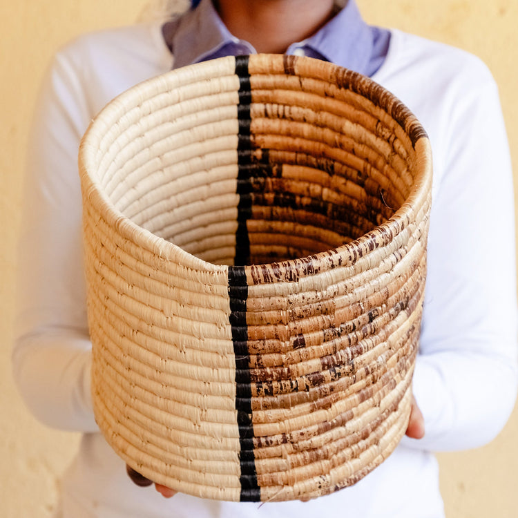 10" Medium Banana Storage Basket by Kazi Goods - Wholesale