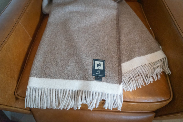 Royal Baby Alpaca Wool Throw Blanket