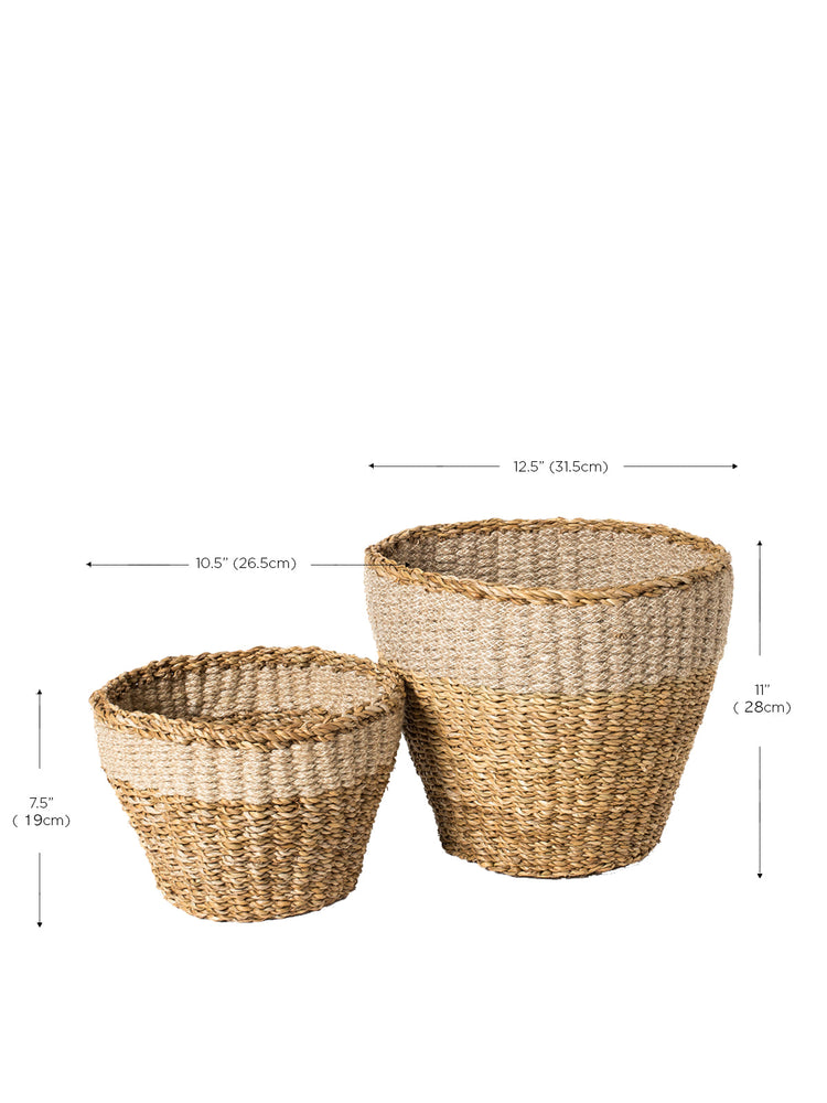 Seagrass & Jute Savar Planter