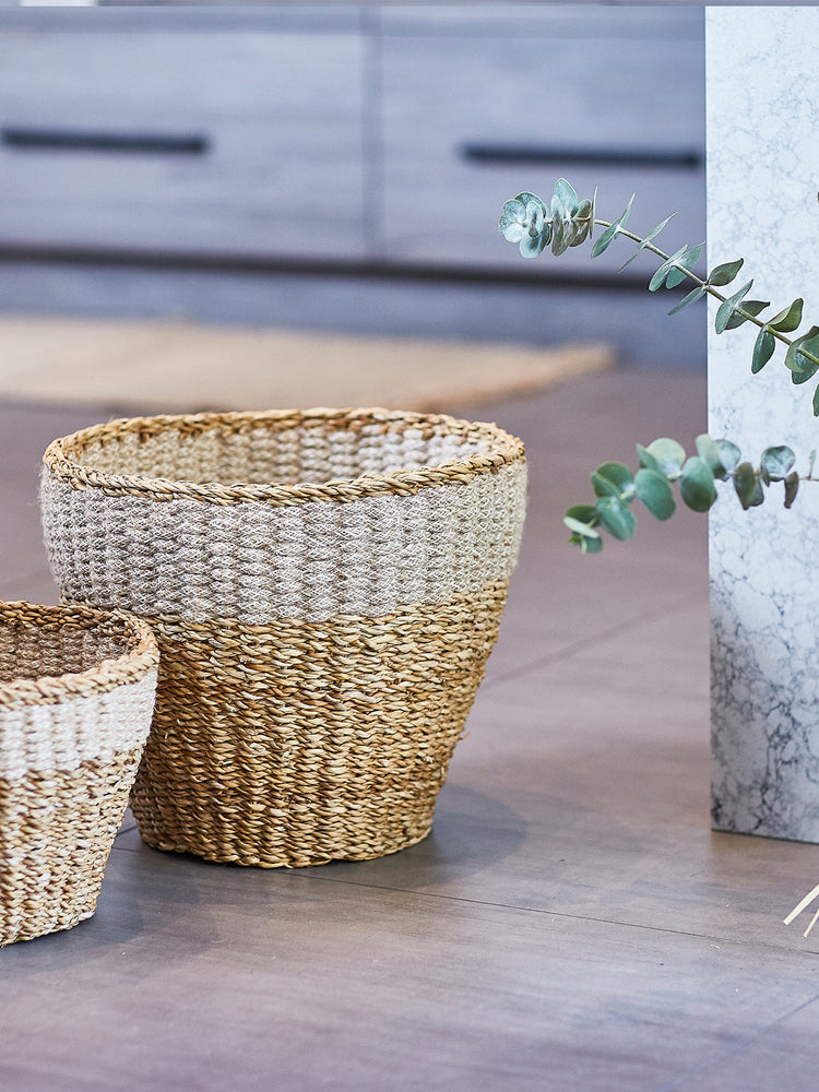 Seagrass & Jute Savar Planter