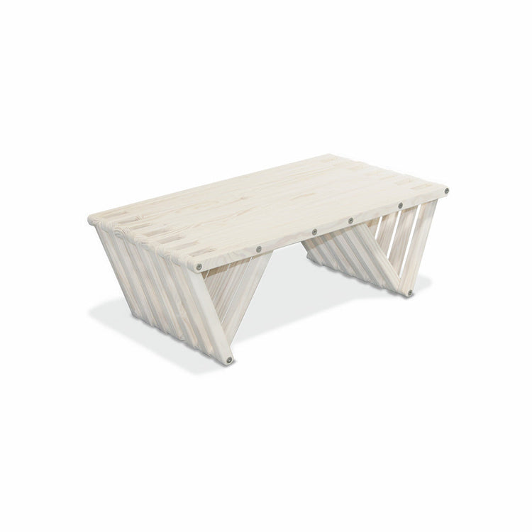 Coffee Table Modern Design Solid Wood L 36" x W 21" x H 13"