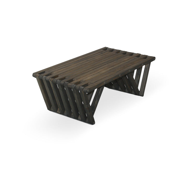 Coffee Table Modern Design Solid Wood L 36" x W 21" x H 13"