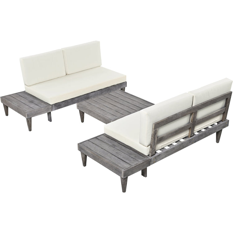 3-Piece Patio Furniture  Solid Wood Set