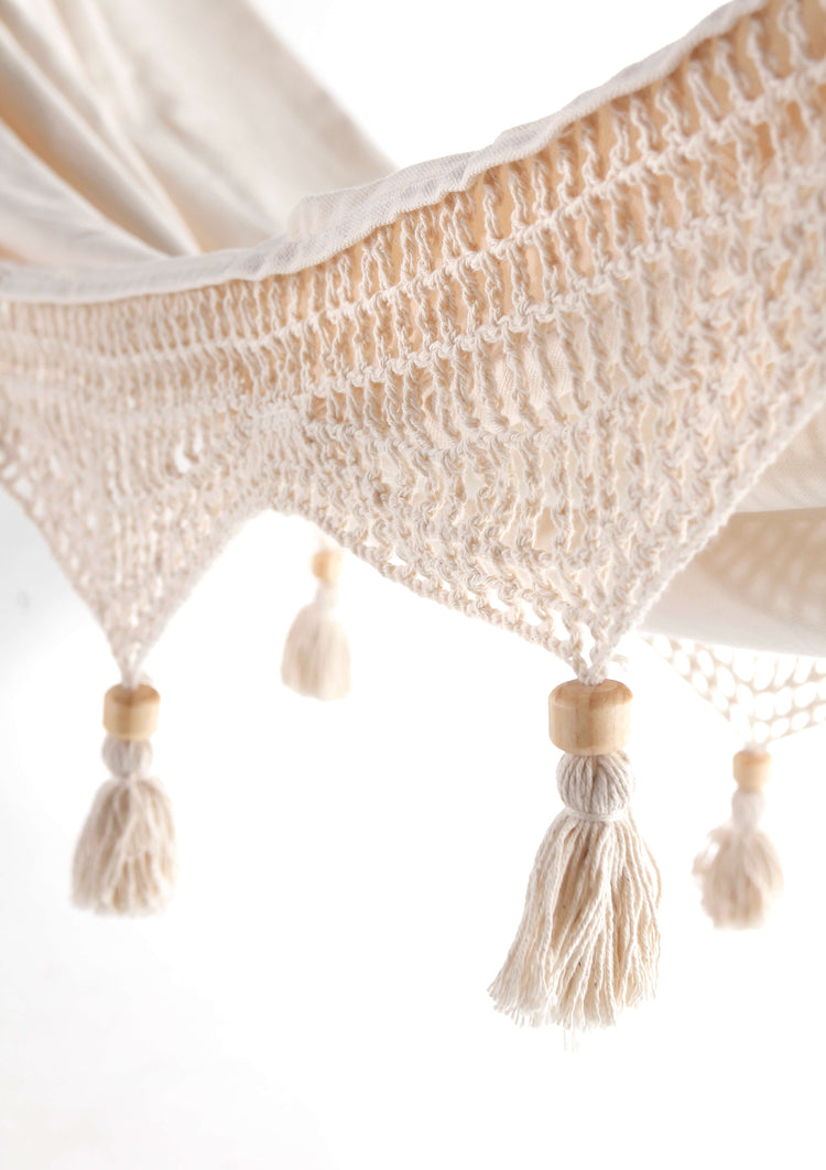 Boho Hammock With Crochet Fringe | DANIELLA