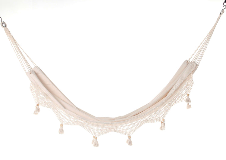 Boho Hammock With Crochet Fringe | DANIELLA