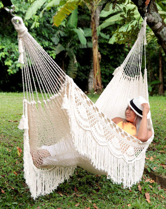 Woven Crochet Luxury Hammock | CRISTINA