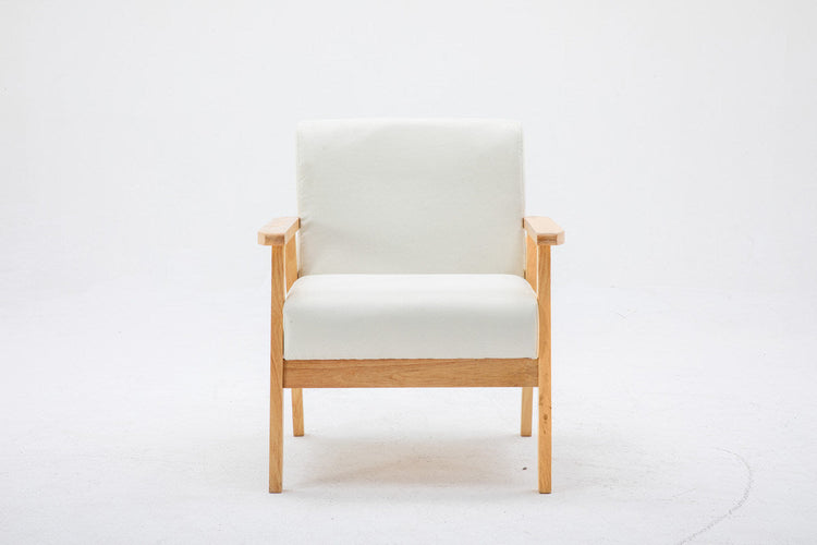 Bahamas Beige Linen Fabric Chair