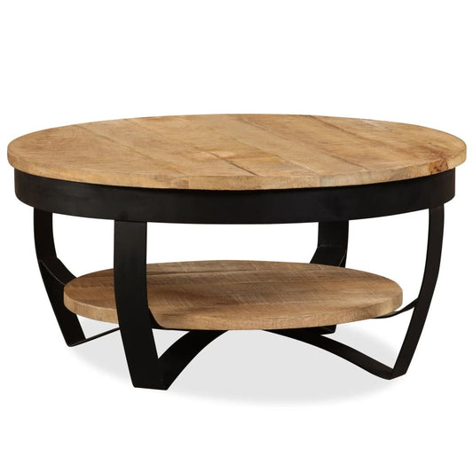 Solid Rough Mango Wood Coffee Table