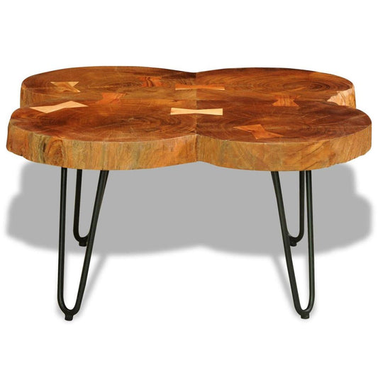 Trunks Solid Sheesham Wood Coffee Table 13.8" 4