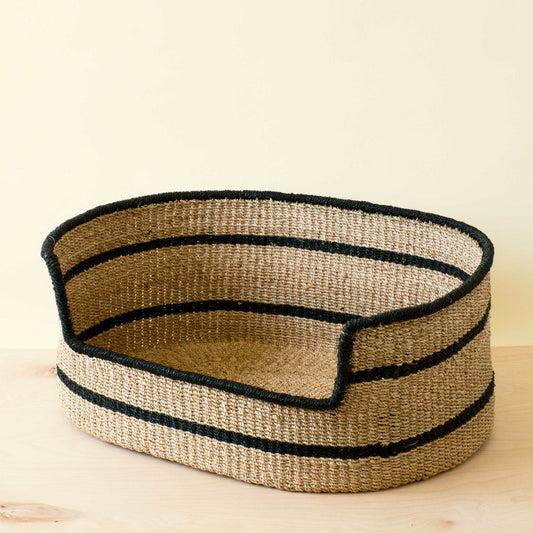 Woven Pet Bed - Wicker Dog Basket Pet Furniture